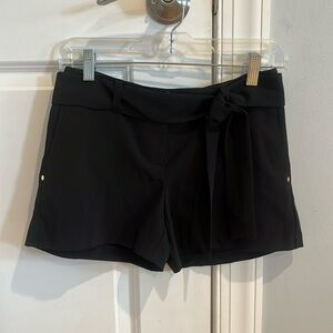 Black dress shorts